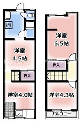 池田西町リノベテラスの物件間取画像